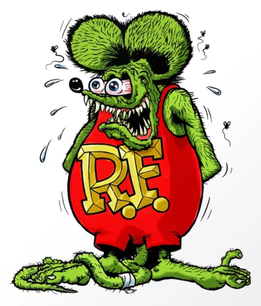 Rat Fink – Grumpy Indian