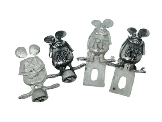 Rat Fink Plate Topper - Hot Rod Accessories - Vintage Ed Big Daddy Roth Rat Fink Car Decoration