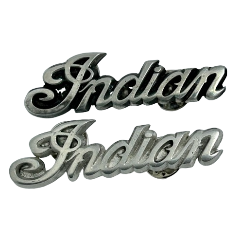 Indian Motorcycle 3D lapel pin - solid pewter Indian riders lapel pin - Vintage style Indian badge - Indian riders pin