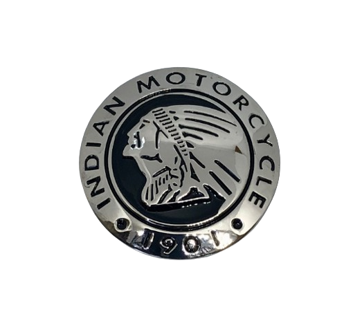 Indian Motorcycle Headdress Concho - LEFT FACING - Indian Motorcycle metal badge - Indian Bling