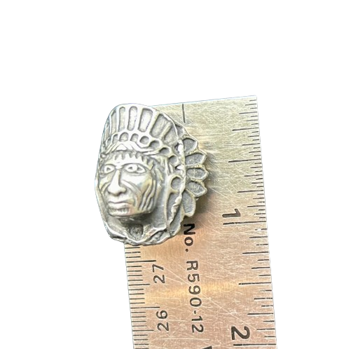 Indian Chief license plate bolt - Pewter bolt cover - Indian Motorcycle decorative bolt covers - License plate bolts - IMRG Chief - Indian