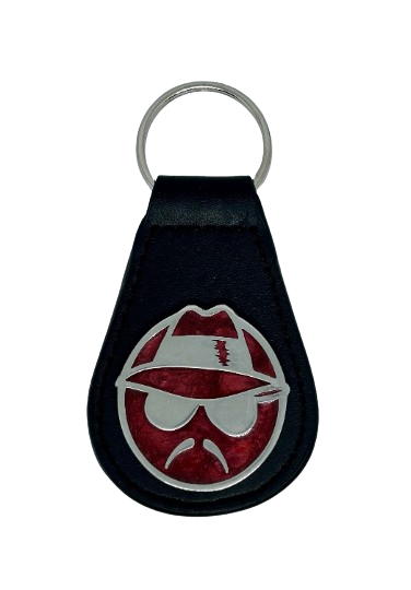 Low Rider - Cholo Man - Lowrider keytag - Chicano keytag - Cholo man key fob - Low Rider Key Ring - Hot Rod Cholo Man Key Ring - Pewter