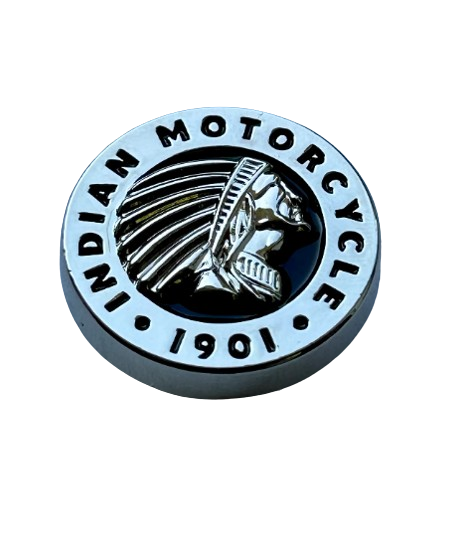 Indian Motorcycle License plate bolts - Indian seat bolt - Indian Motorcycle decorative bolt cover - Indian logo custom bolt - price is each