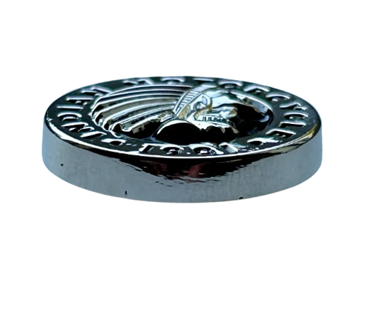 Indian Motorcycle License plate bolts - Indian seat bolt - Indian Motorcycle decorative bolt cover - Indian logo custom bolt - price is each