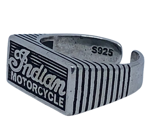 Indian Motorcycle ring - Silver Indian riders ring - Indian Jewelry - Indian Motorcycle silver ring - IMRG Ring - Bikers ring .925 stamp