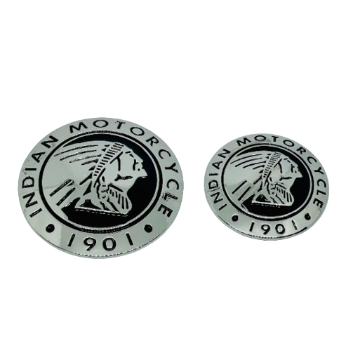 Indian Motorcycle LARGE headdress concho - 2" Indian Motorcycle badge - Indian Motorcycle medallion