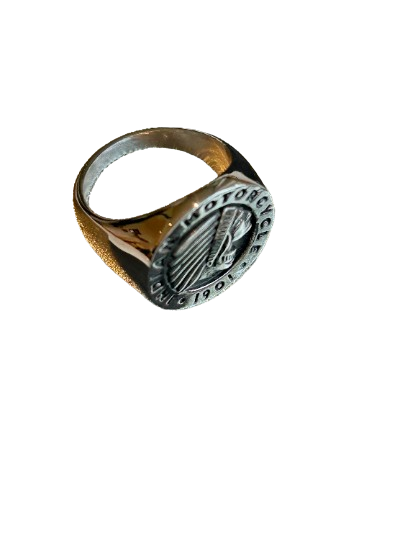 Indian Motorcycle Ring made of Stainless Steel - Size 10 only - Indian Riders Silver ring - IMRG ring - Indian Motorcycle collectible