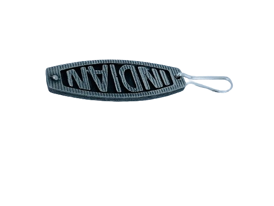 Indian Motorcycle Zipper pull - Indian Jeans reproduction zipper pull made of pewter or zinc - Indian zipper pull - Indian Jacket tab - IMRG