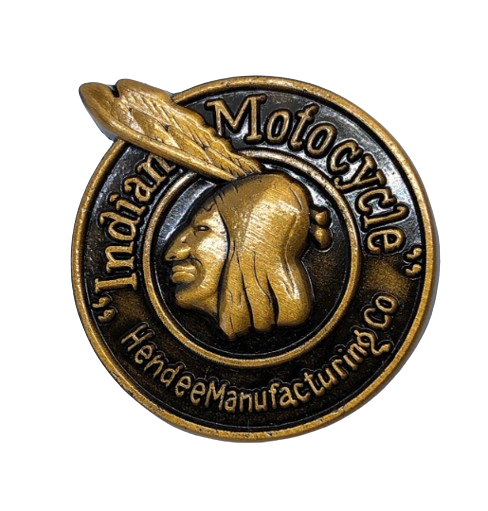 Hendee Indian Motorcycle Lapel Pin - Vintage style Indian Motocycle badge - Indian Motorcycle pin - Hendee Indian collectible pin