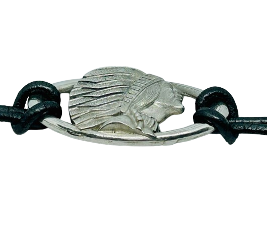 Indian Motorcycle solid pewter bracelet - 100% lead free Indian Riders bracelet - IMRG jewelry - Indian Motorcycle collectible jewelry -