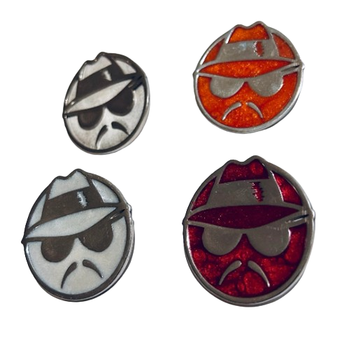 Large Cholo man lapel pins - Low rider lapel pin badges - Cholo pin badge - Lowrider lapel badge - Cholo man badge collectible low rider pin