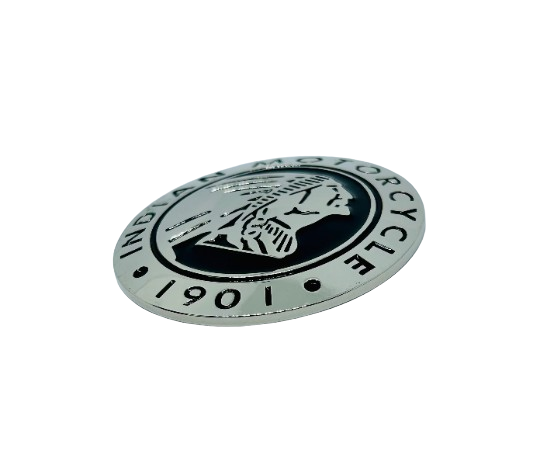 Indian Motorcycle LARGE headdress concho - 2" Indian Motorcycle badge - Indian Motorcycle medallion