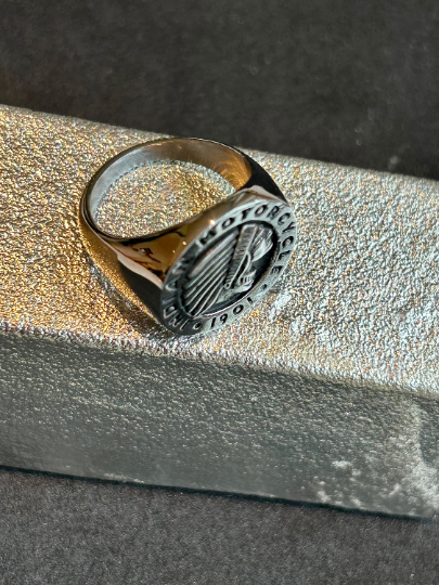 Indian Motorcycle Ring made of Stainless Steel - Size 10 only - Indian Riders Silver ring - IMRG ring - Indian Motorcycle collectible