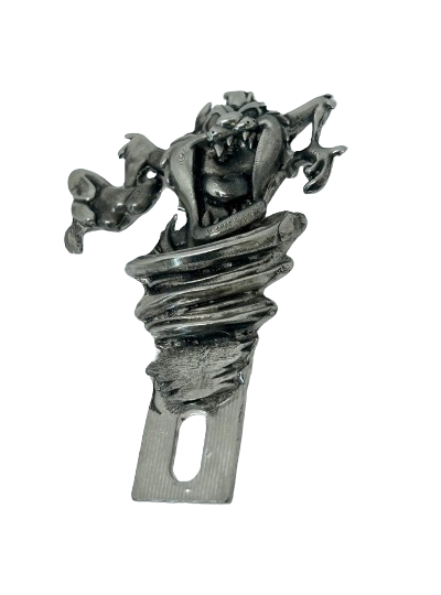 Tasmanian Devil License Plate Topper - Tax plate topper - Hot Rod plate top - Pewter Tas plate topper - Hot Rod accessory