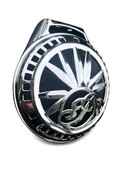 Chrome Indian Motorcycle horn cover