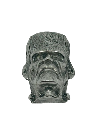 Frankenstein's Monster License Plate Bolt - Custom Pewter Automotive Accessories