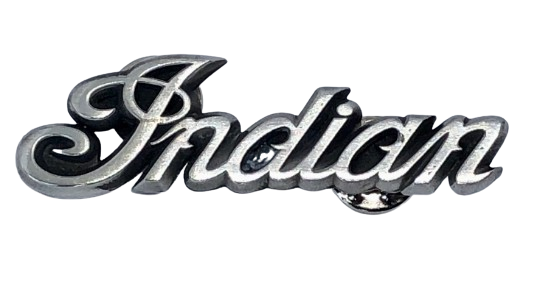 Indian Motorcycle 3D lapel pin - solid pewter Indian riders lapel pin - Vintage style Indian badge - Indian riders pin