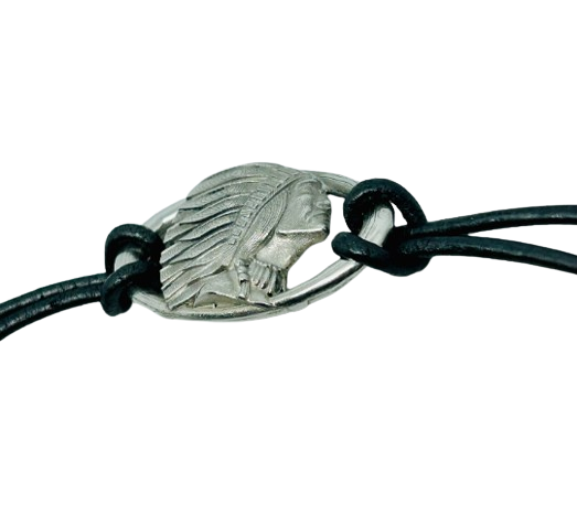 Indian Motorcycle solid pewter bracelet - 100% lead free Indian Riders bracelet - IMRG jewelry - Indian Motorcycle collectible jewelry -