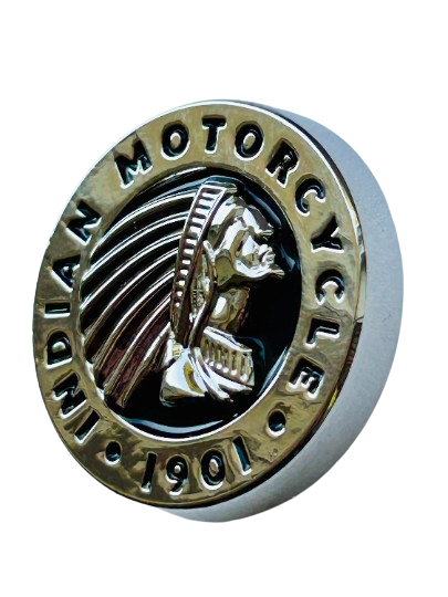 Indian Motorcycle License plate bolts - Indian seat bolt - Indian Motorcycle decorative bolt cover - Indian logo custom bolt - price is each