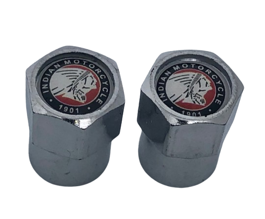 Indian Motorcycle Tire Valve stem cap covers - Indian cap tops - Indian tire caps - IMRG valve caps - Indian Motorcycle Riders accessories