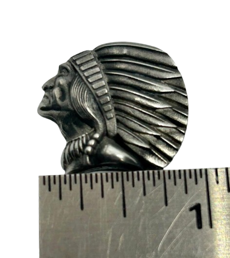 Indian Motorcycle Headdress Design License plate bolts - Indian custom bolt heads - Indian Motorcycle decor bolts - PRICE PER PIECE - imrg -