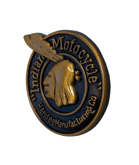 Hendee Indian Motorcycle Lapel Pin - Vintage style Indian Motocycle badge - Indian Motorcycle pin - Hendee Indian collectible pin
