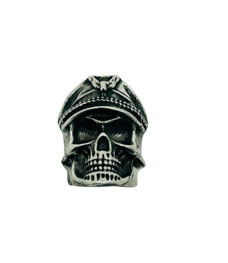 Skull license plate bolt made of 100% pewter - all hardware is included - SOLD PER PIECE - Decorative skull bolt head cover - seat bolt