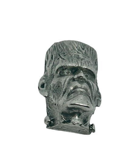 Frankenstein's Monster License Plate Bolt - Custom Pewter Automotive Accessories