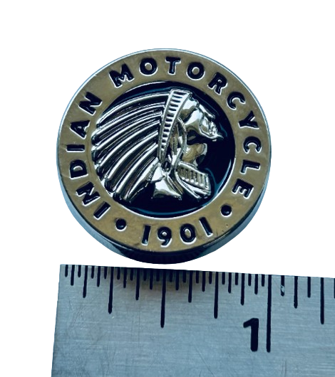 Indian Motorcycle License plate bolts - Indian seat bolt - Indian Motorcycle decorative bolt cover - Indian logo custom bolt - price is each