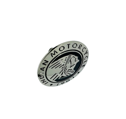 Indian Motorcycle LARGE headdress concho - 2" Indian Motorcycle badge - Indian Motorcycle medallion