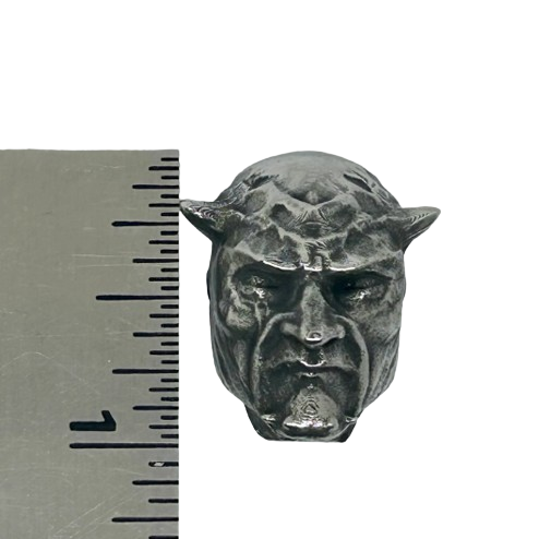 Devil head license plate bolt - decorative devil bolt cover - Motorcycle license plate bolt - Pewter license plate bolt - sold per piece