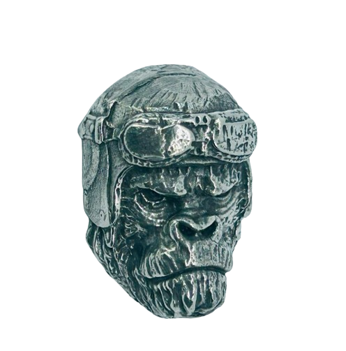 Gorilla Pilot License Plate Bolt - Solid Pewter