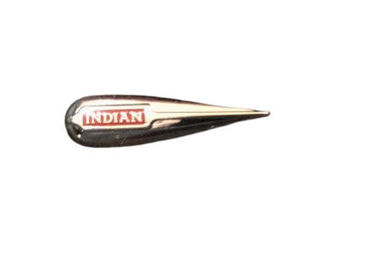 Indian Motorcycle Chrome Lapel Pin - 1941-42 tank badge tribute pin - Indian Motorcycle pin - Indian Badge - Indian riders pin