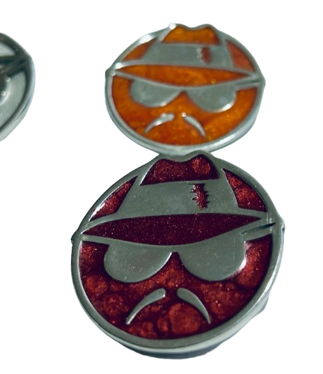 Large Cholo man lapel pins - Low rider lapel pin badges - Cholo pin badge - Lowrider lapel badge - Cholo man badge collectible low rider pin