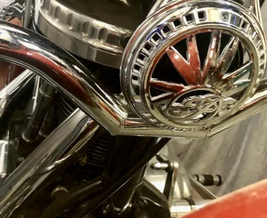Indian Chrome horn cover