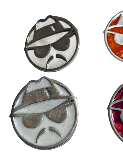 Large Cholo man lapel pins - Low rider lapel pin badges - Cholo pin badge - Lowrider lapel badge - Cholo man badge collectible low rider pin