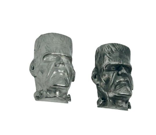 Frankenstein's Monster License Plate Bolt - Custom Pewter Automotive Accessories