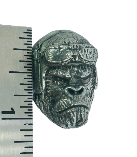 Gorilla Pilot License Plate Bolt - Solid Pewter