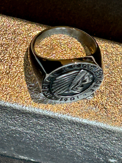 Indian Motorcycle Ring made of Stainless Steel - Size 10 only - Indian Riders Silver ring - IMRG ring - Indian Motorcycle collectible