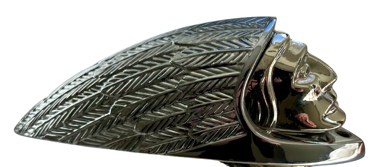 Indian Motorcycle plated light inserts - Chrome front light insert, Chrome, copper or gold light insert
