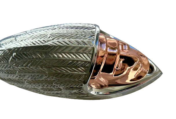 Indian Motorcycle plated light inserts - Chrome front light insert, Chrome, copper or gold light insert