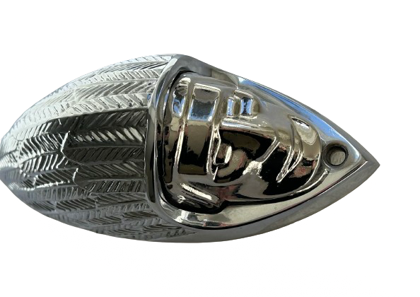 Indian Motorcycle plated light inserts - Chrome front light insert, Chrome, copper or gold light insert
