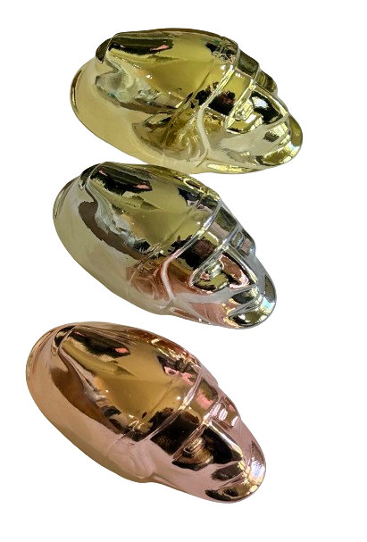 Indian Motorcycle plated light inserts - Chrome front light insert, Chrome, copper or gold light insert