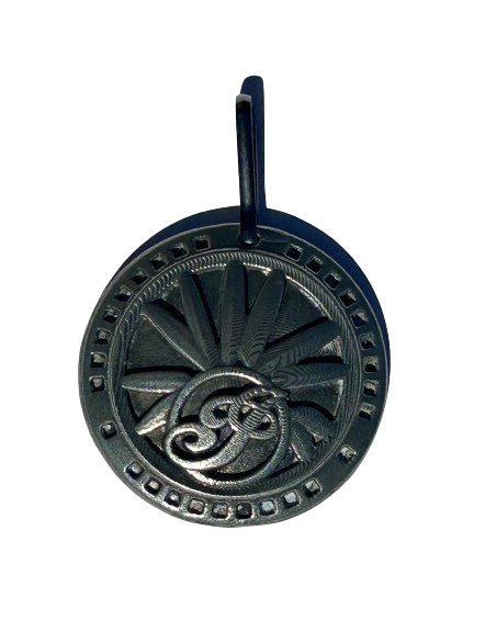 Gilroy Indian Motorcycle zipper pulls - Gilroy Horn cover zipper pull - Pewter Indian zipper pull