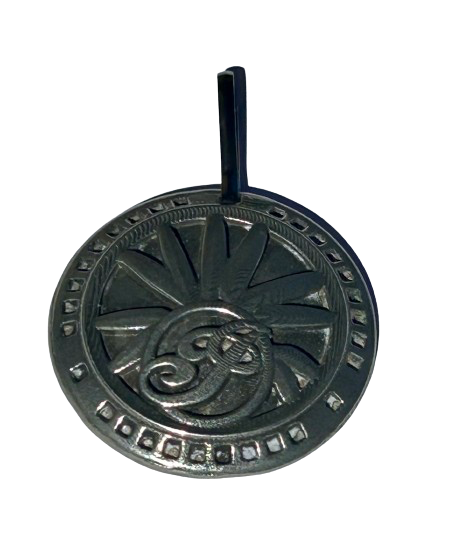 Gilroy Indian Motorcycle zipper pulls - Gilroy Horn cover zipper pull - Pewter Indian zipper pull