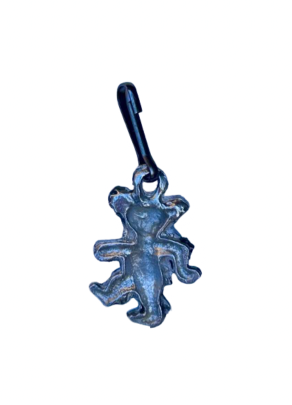Grateful Dead dancing bear charm, Grateful Dead zipper pull, Dancing bear zipper pull, Dancing Bear zip pull