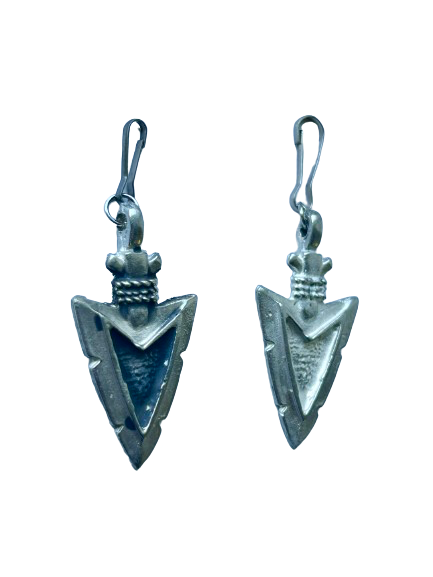 Large arrowhead zipper pull - arrow charm - arrowhead charm - Indian Motorcycle arrowhead zipper pull