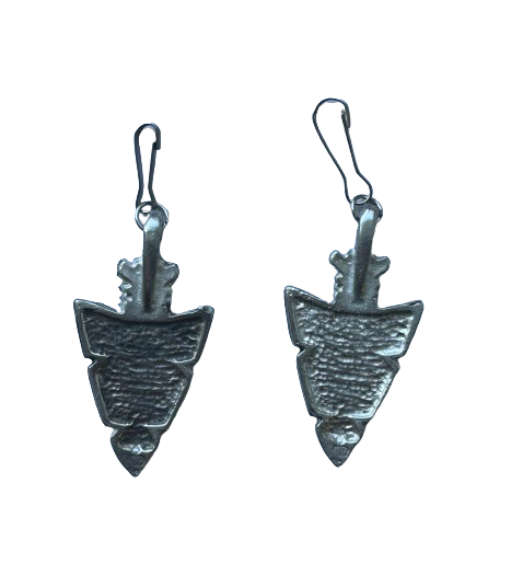 Large arrowhead zipper pull - arrow charm - arrowhead charm - Indian Motorcycle arrowhead zipper pull