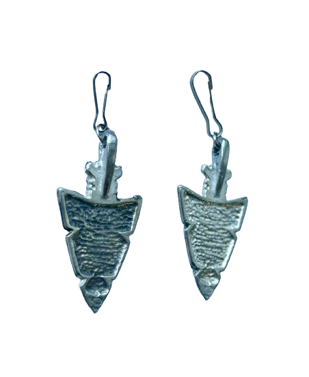 Large arrowhead zipper pull - arrow charm - arrowhead charm - Indian Motorcycle arrowhead zipper pull