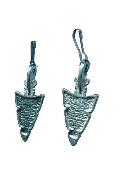 Large arrowhead zipper pull - arrow charm - arrowhead charm - Indian Motorcycle arrowhead zipper pull